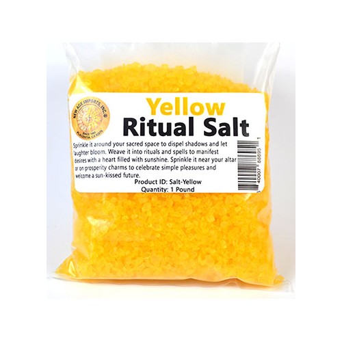 1Lb Yellow Ritual Salt for Manifestation