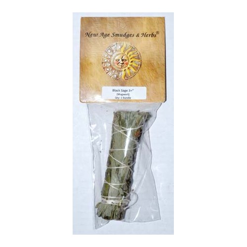 4 Inch Black Sage Smudge Stick