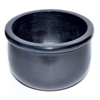 Black Stone Scrying Bowl for Divination