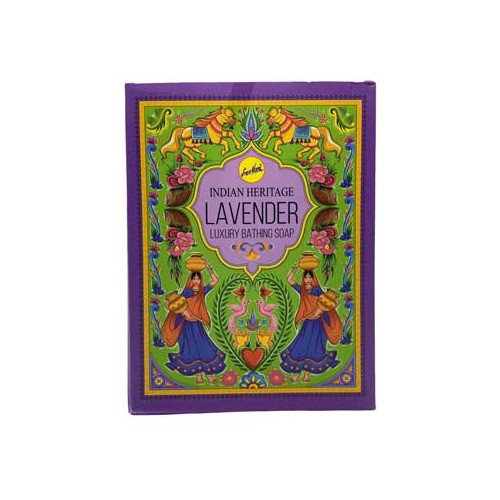 Jabón de Lavanda Indian Heritage para un Baño Lujoso