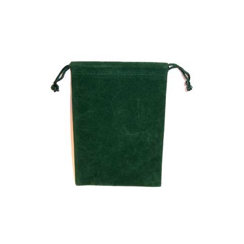 Green Velveteen Bag for Charms and Spells