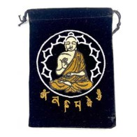 Set of 10 Buddha Velveteen Bags for Crystals and Charms