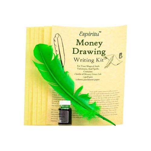 Money Drawing Writing Kit for Prosperity Rituals