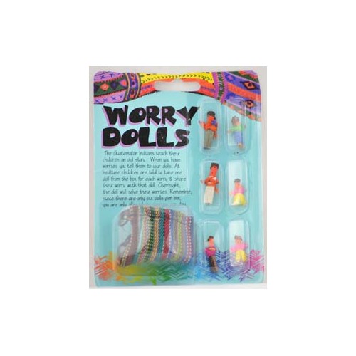 Worry Doll Set - Whisper Your Concerns Away