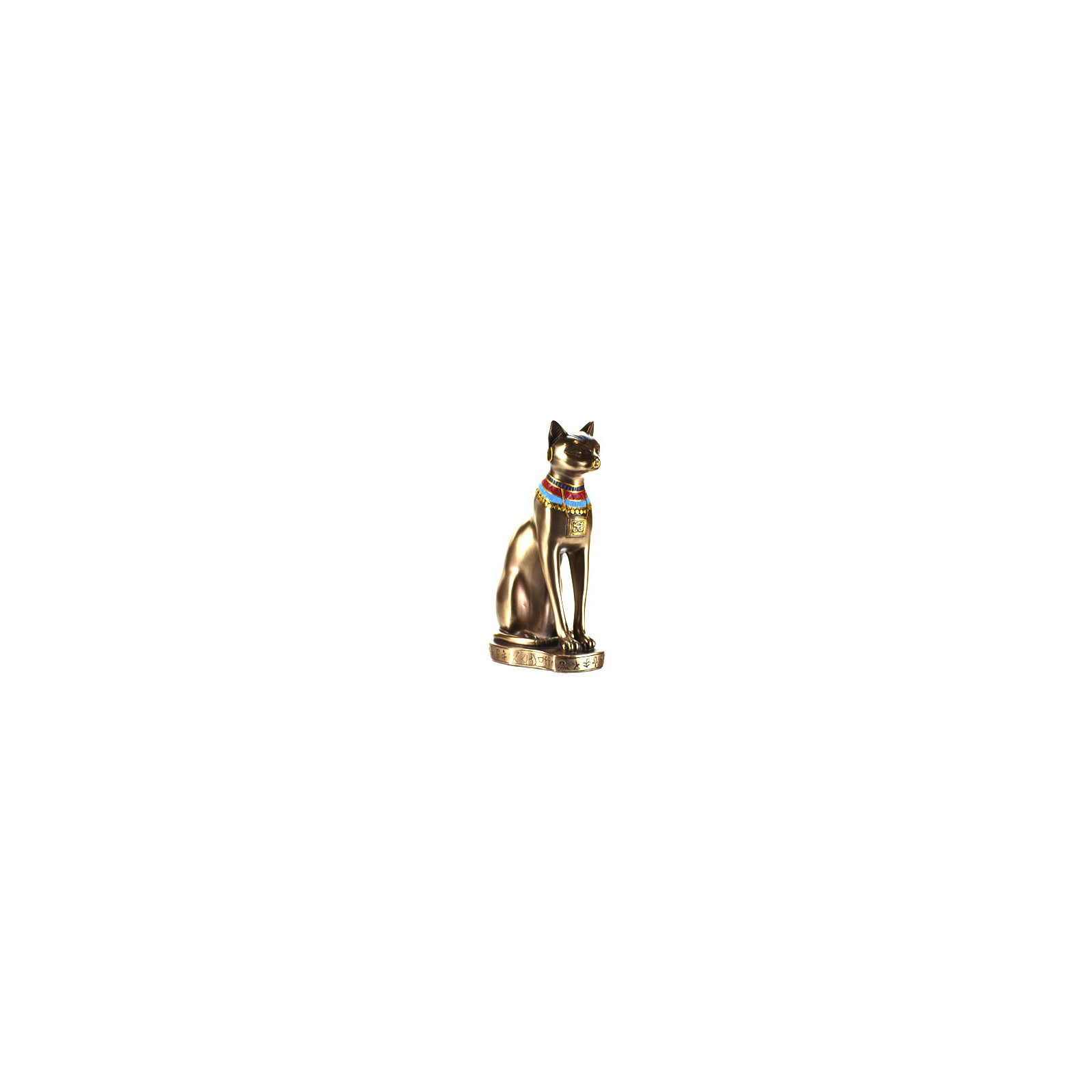 Bastet 9-Inch Bronze Statue for Protection