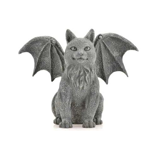 Winged Cat Gargoyle Figurine Art