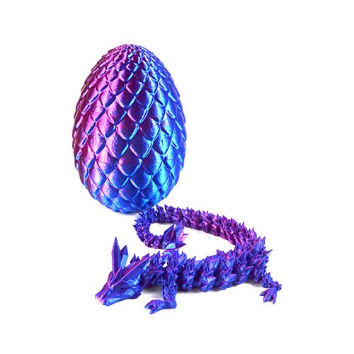 3D Printed Purple Dragon Egg Collectible