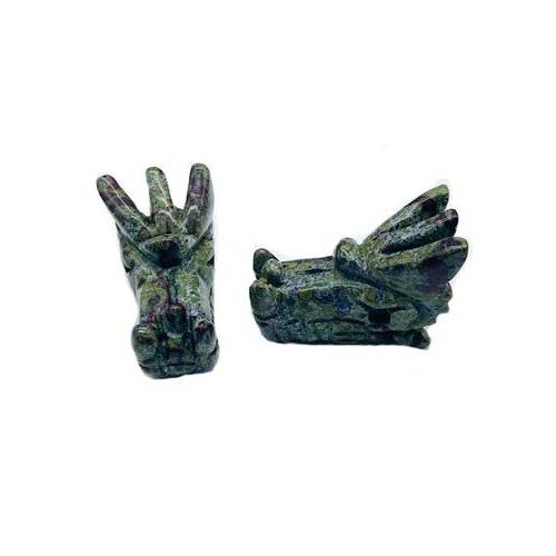 Set of 2 Dragon's Head Jasper Stones