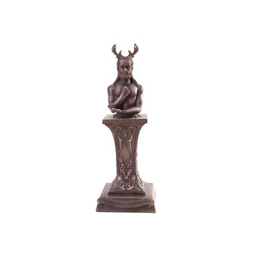 Horned God Statue Symbol of Protection and Love