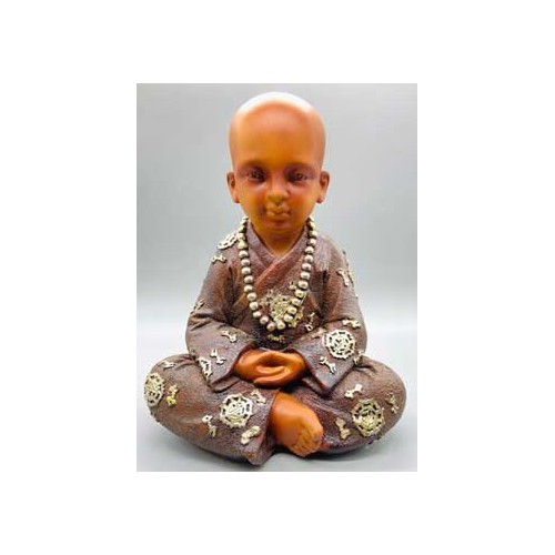 8 1/2" Monk Meditation Statue