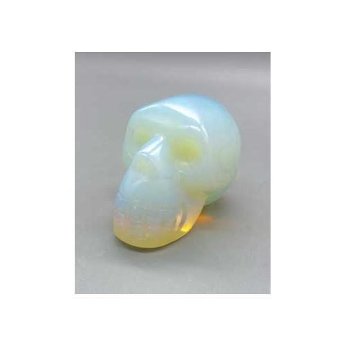 2" Opalite Skull Figurine