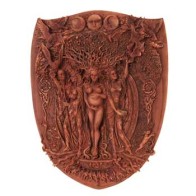 Triple Goddess Wall Plaque Decoration