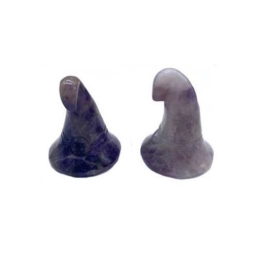 Set of 2 Amethyst Witch's Hat