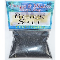 Consecrated Black Salt for Protection and Magical Work