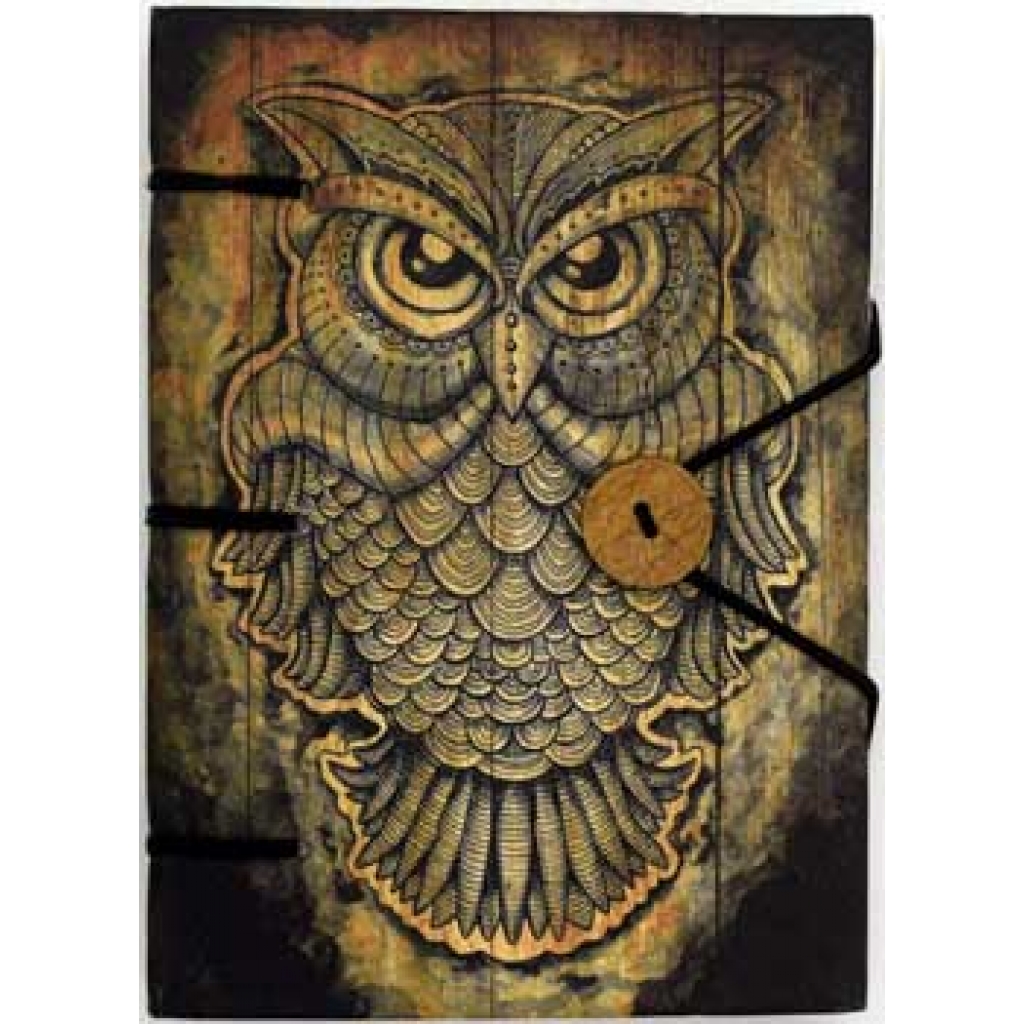 Handmade Parchment Owl Journal - Capture Your Thoughts