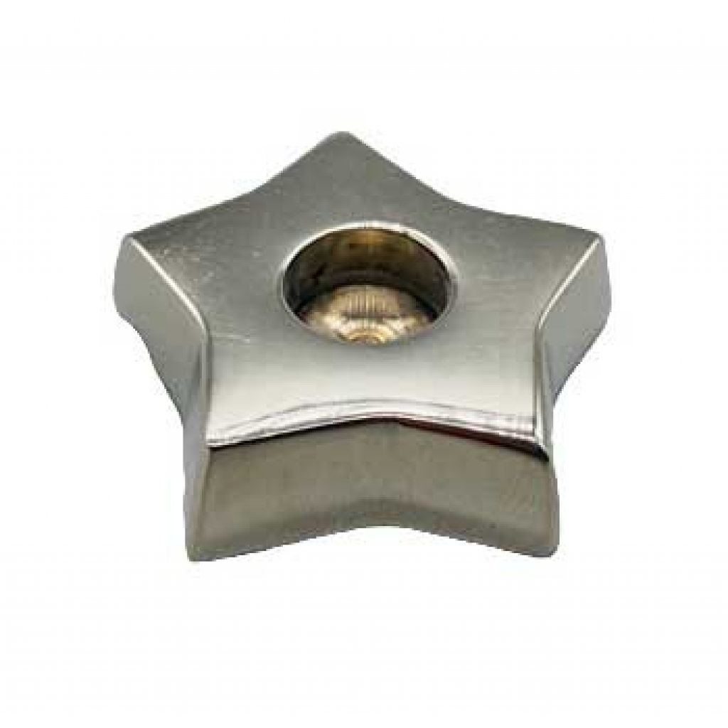 Silver Star Chime Candle Holder