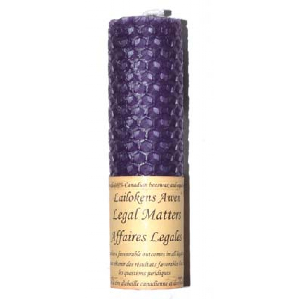 Legal Matters Lailokens Awen Candle - 4 1/4