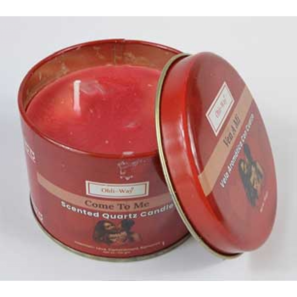 Ven A Mi (Come To Me) Quartz Tin Candle - Ignite Love and Romance