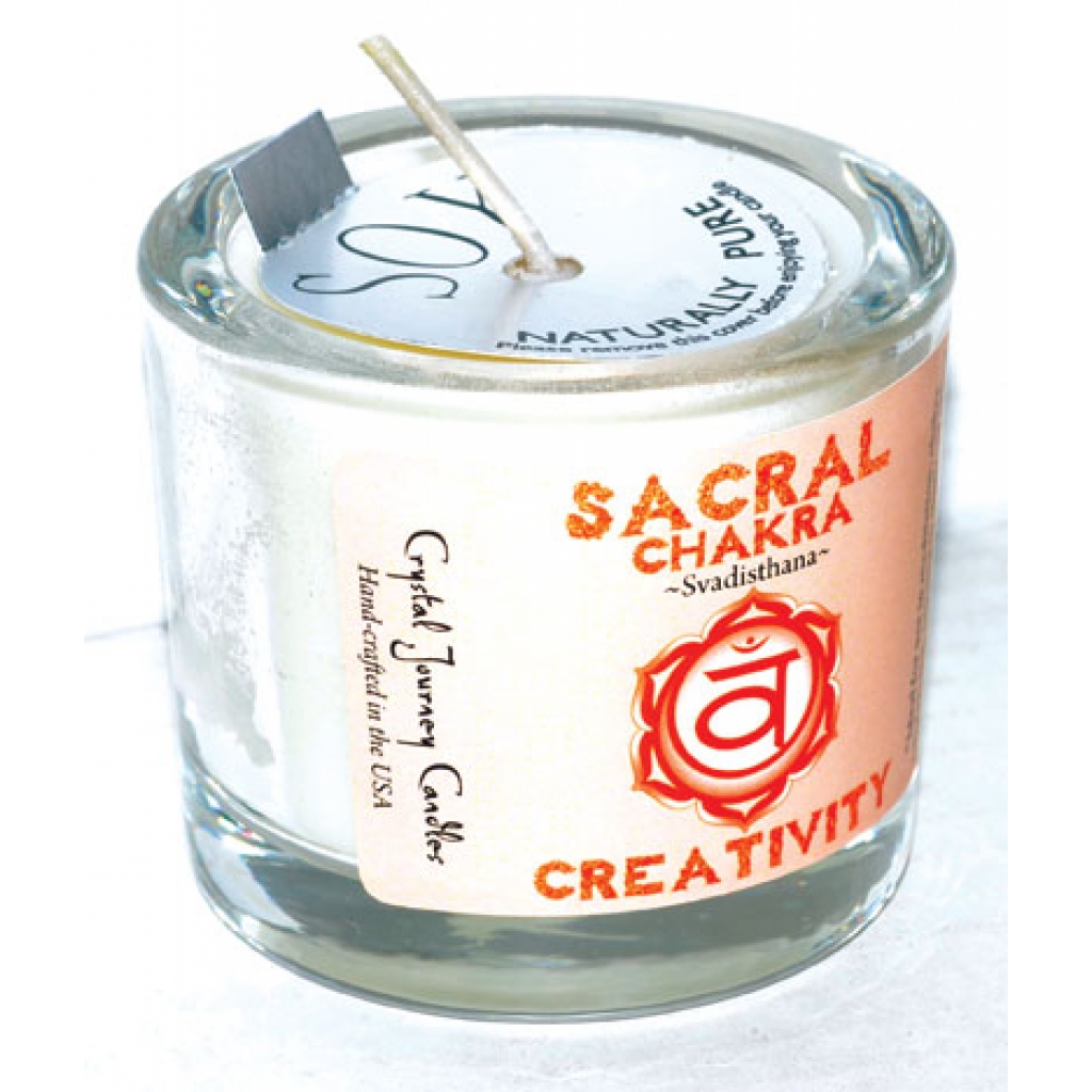 Soy Votive Candle for Sacral Chakra