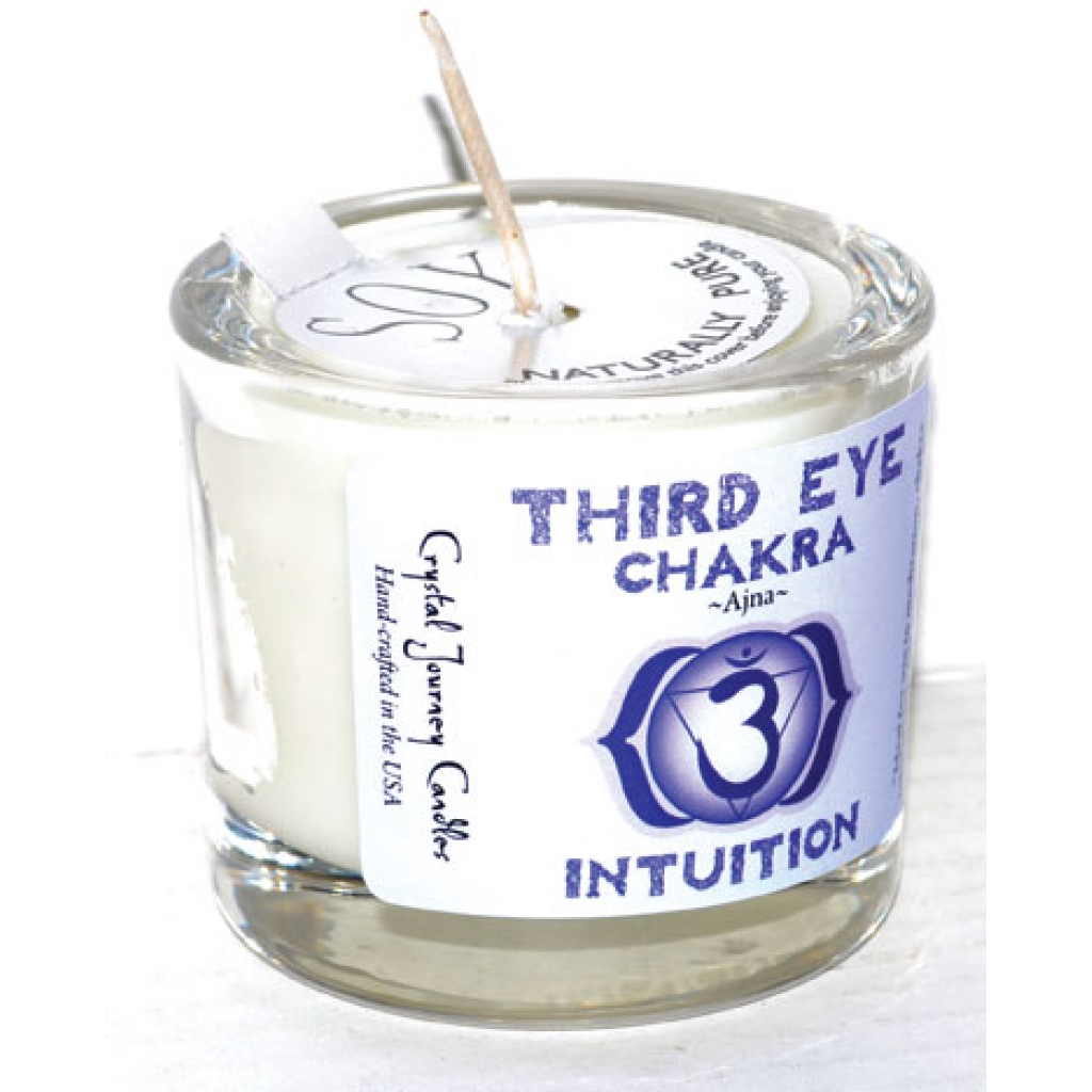 Third Eye Chakra Soy Votive Candle - Meditation Tool