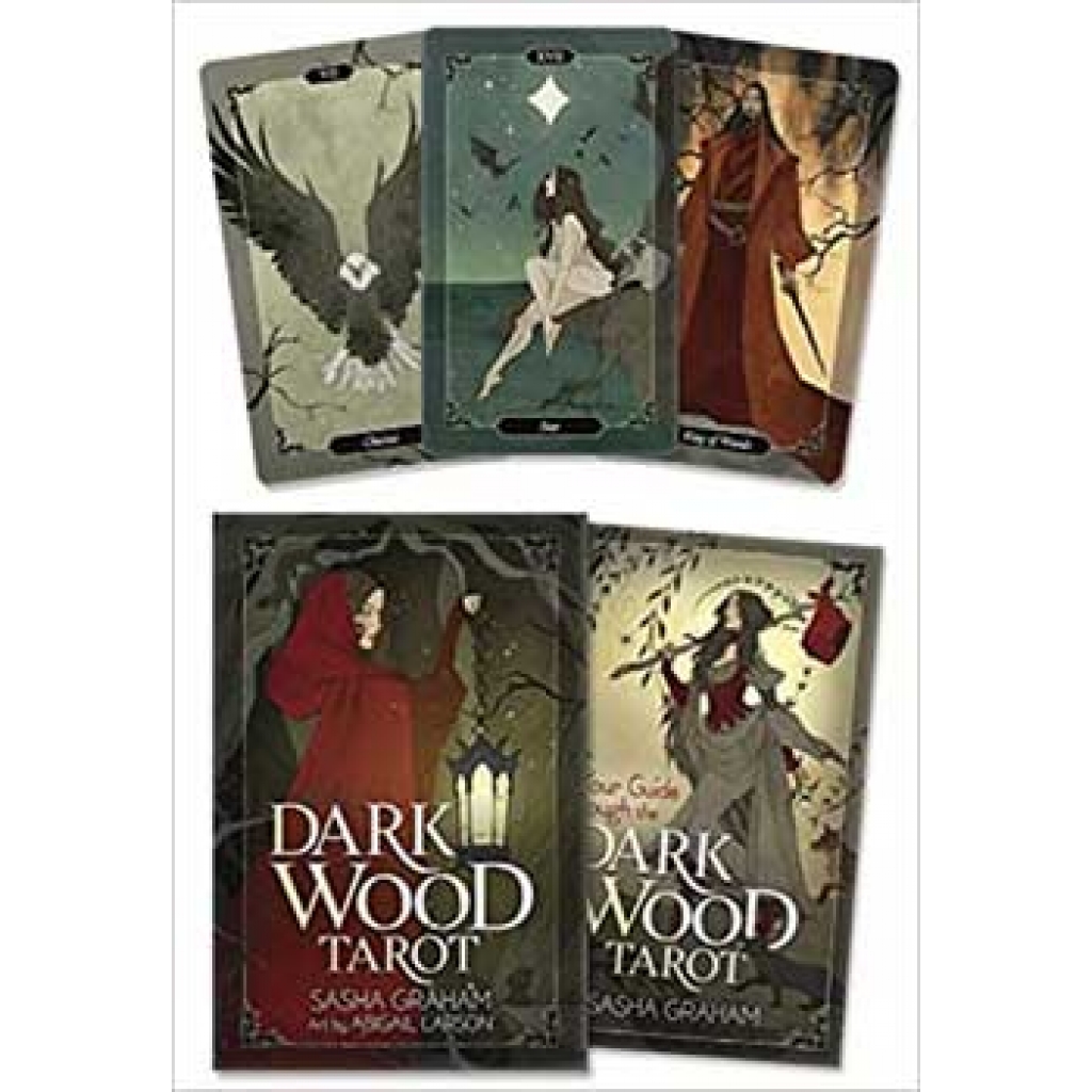 Dark Wood Tarot Deck & Book by Graham & Larson