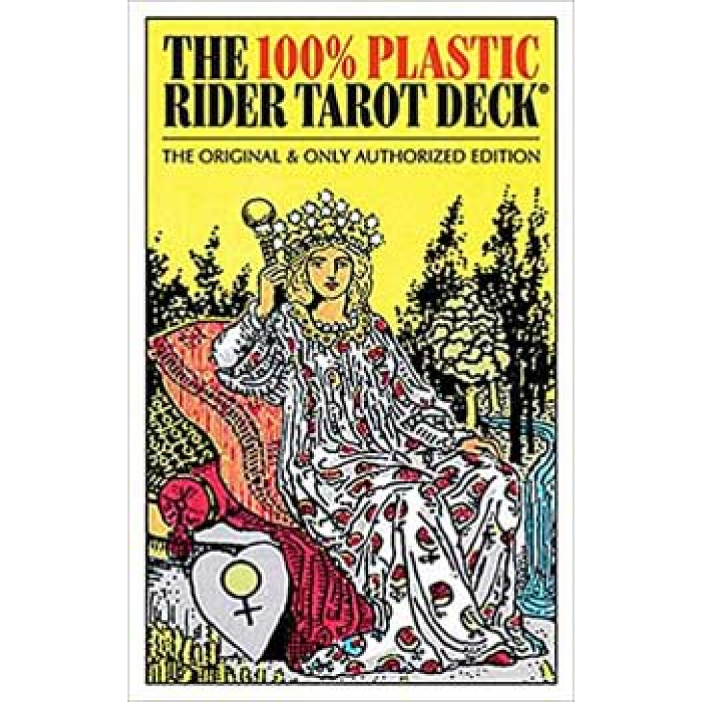 Durable Plastic Rider-Waite Tarot Deck by Pamela Colman Smith