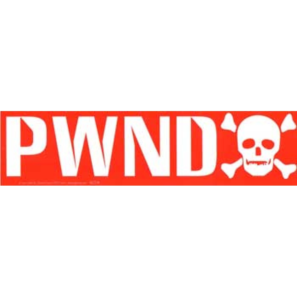 PWND Bumper Sticker - Bold and Edgy Design