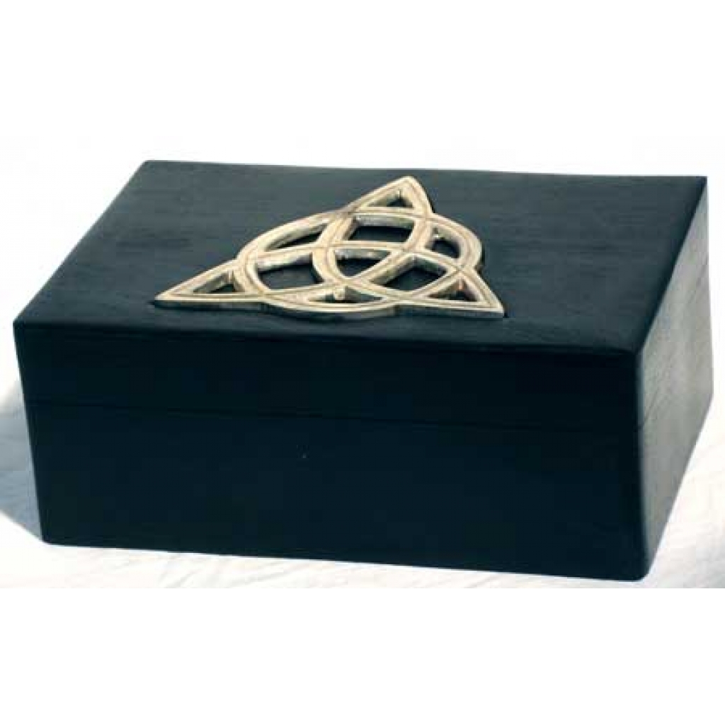 Handcrafted Triquetra Hinged Box (4