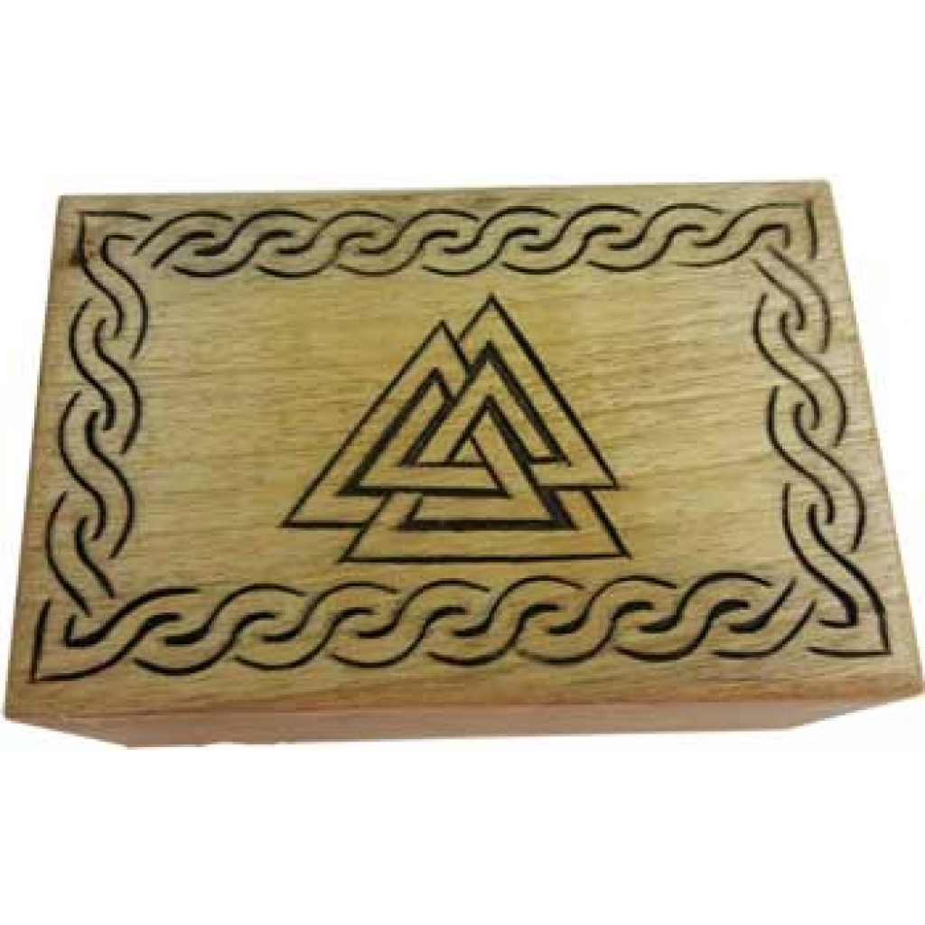 Triangle Wood Box - Symbolic Storage