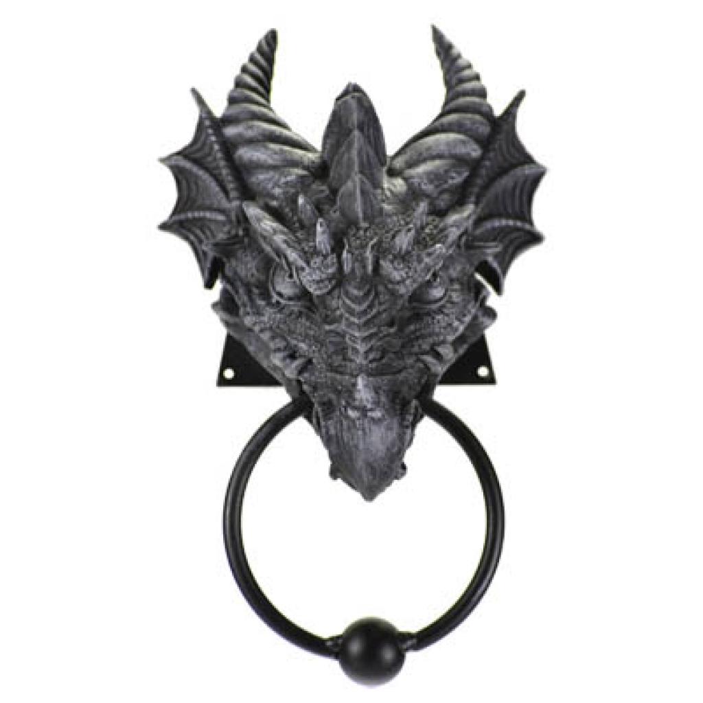 Hand-Painted Dragon Door Knocker