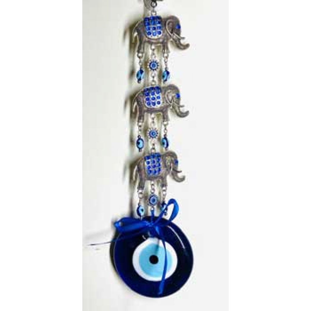 Elephants Evil Eye Wall Hanging: A Symbol of Protection