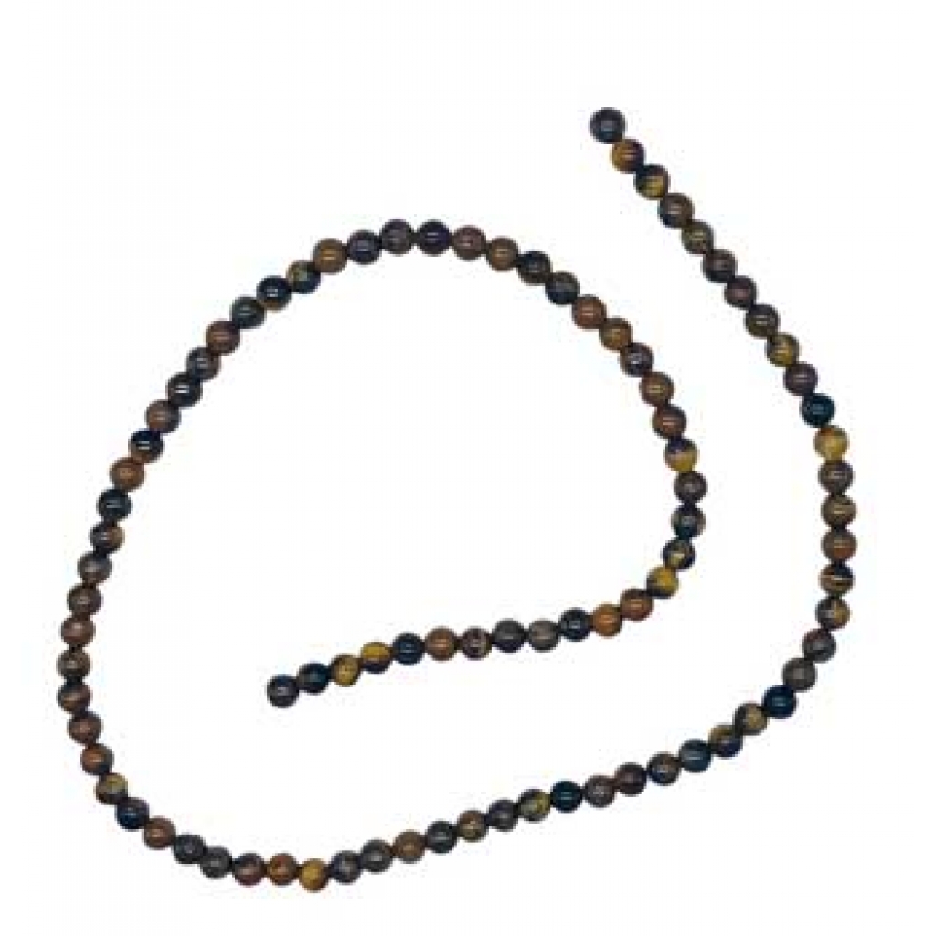 Natural 4mm Tigers Eye Beads for Jewelry Making