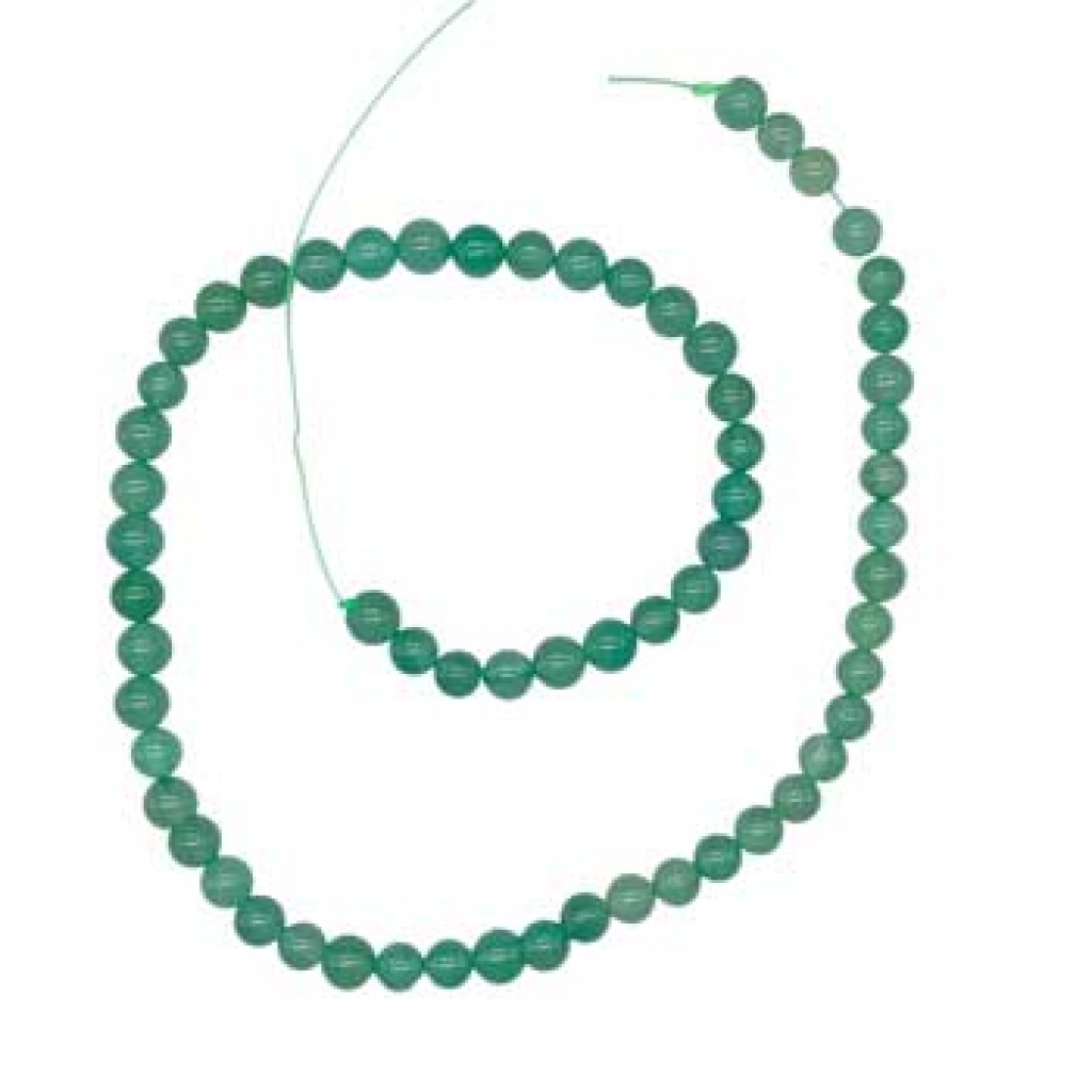 6mm Green Aventurine Beads for Jewelry Making