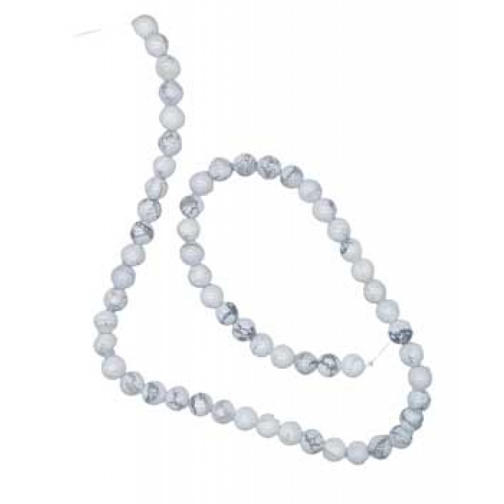 6mm Howlite Beads for Jewelry Making