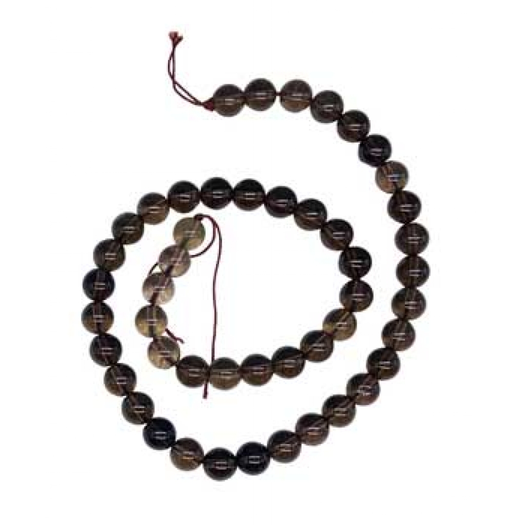 8mm Smoky Quartz Beads for Jewelry Making