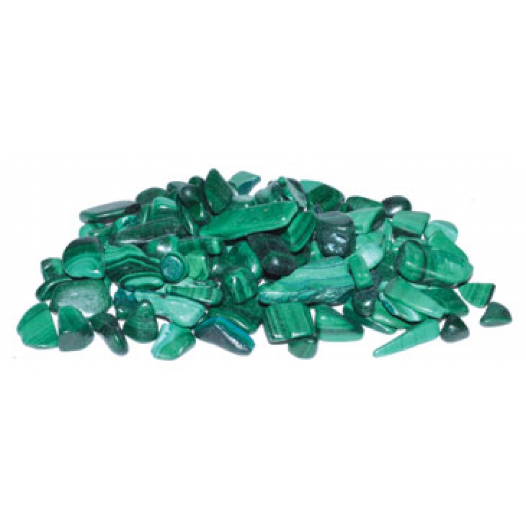 1 lb Tumbled Malachite Chips: A Beautiful Healing Stone