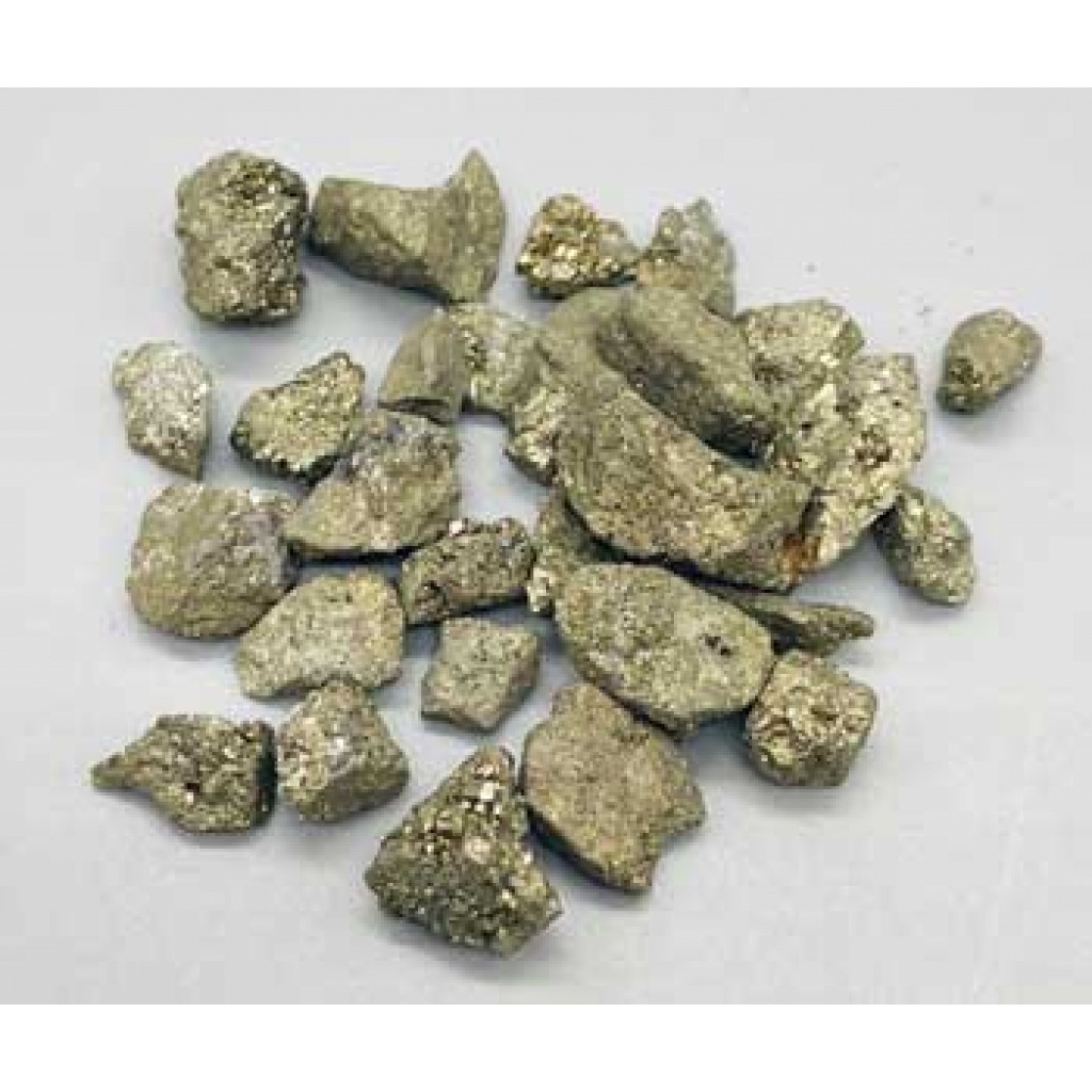 1 lb Pyrite Untumbled Chips (5-10mm) for Manifestation