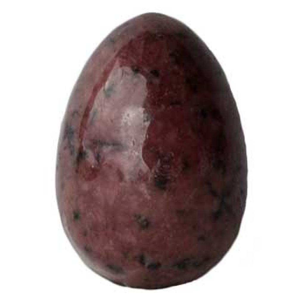 Rhodonite Egg - Gemstone Collector's Item