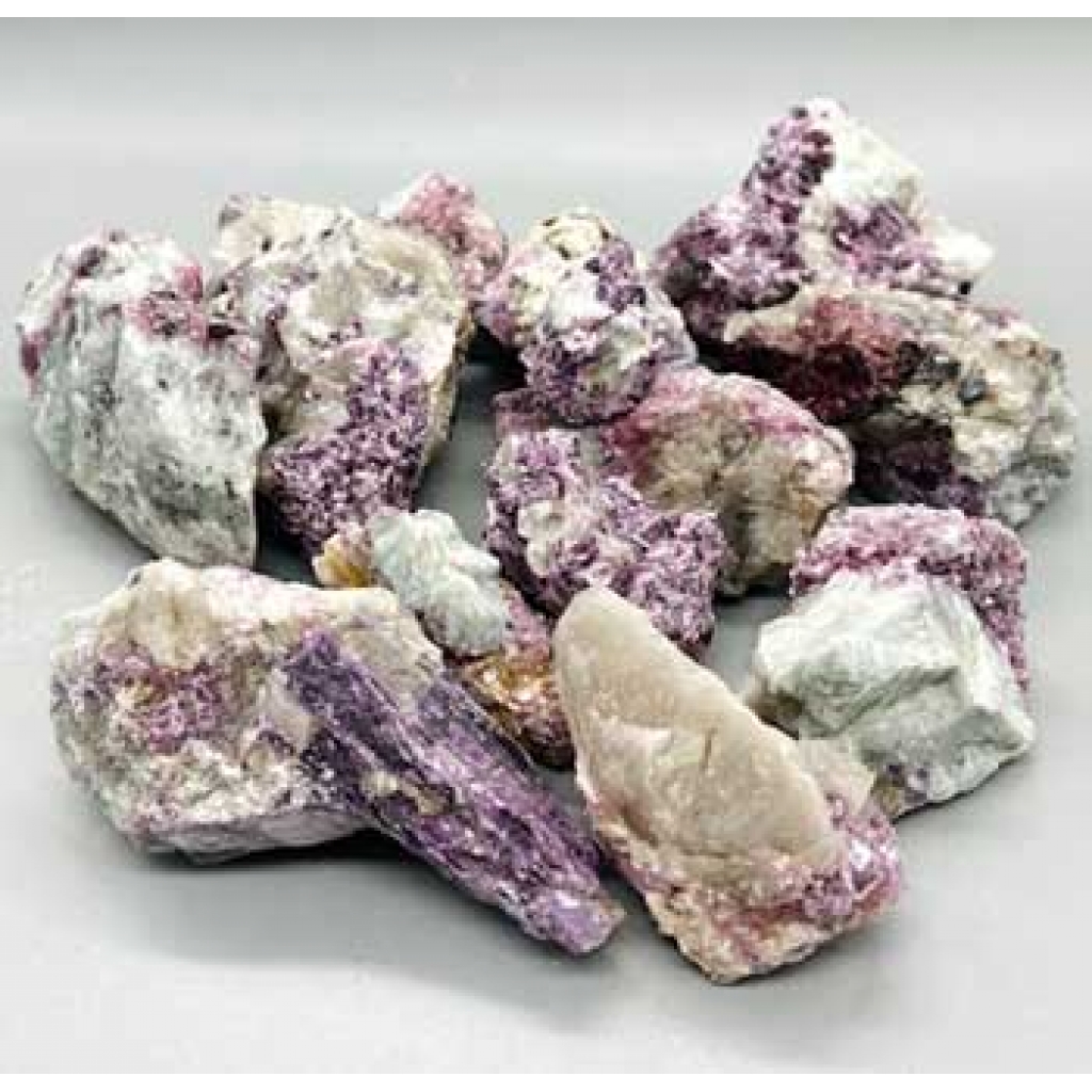 Flat of Lepidolite with Albite - Healing and Transformation