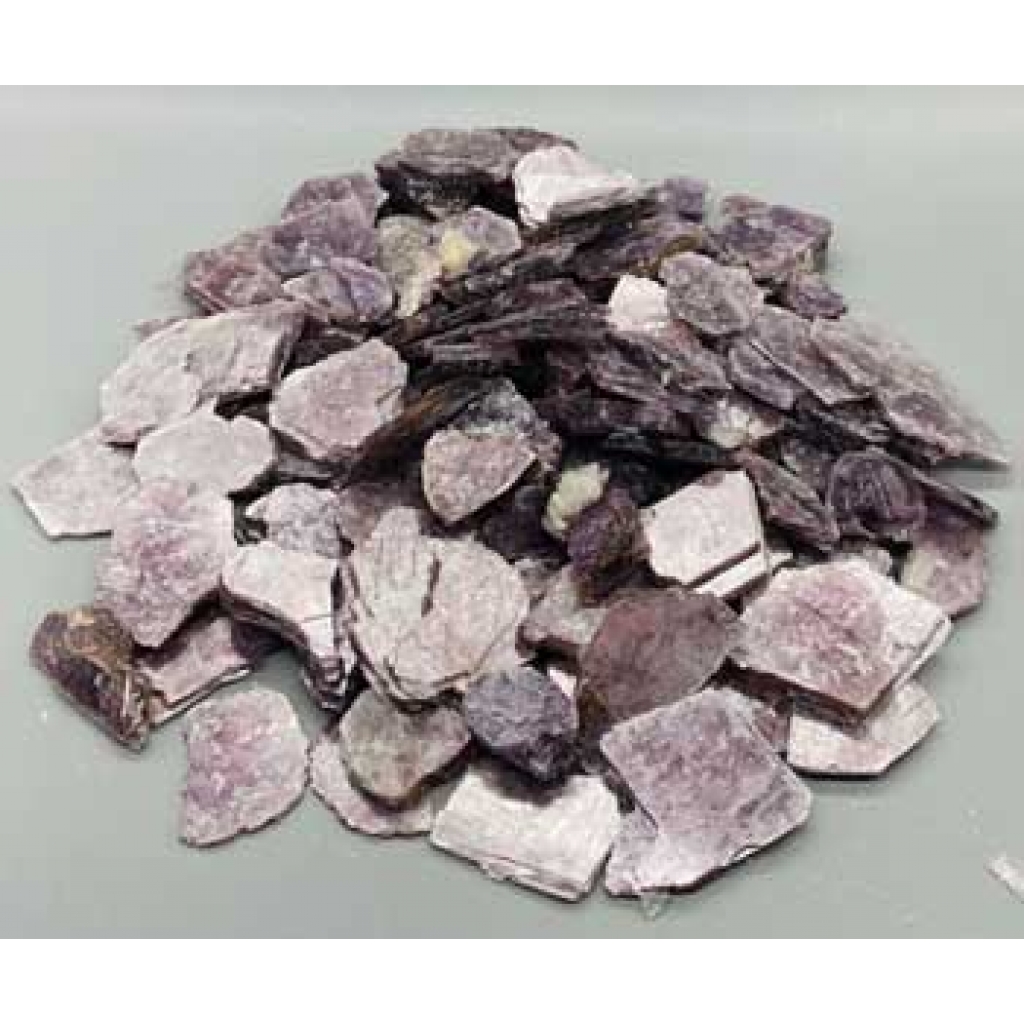 ~3# Flat of Lepidolite Slices