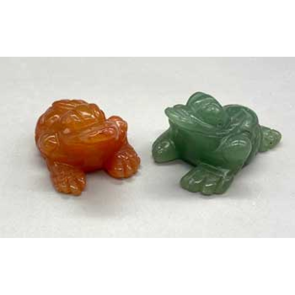 Set of 2 Prosperity Frogs