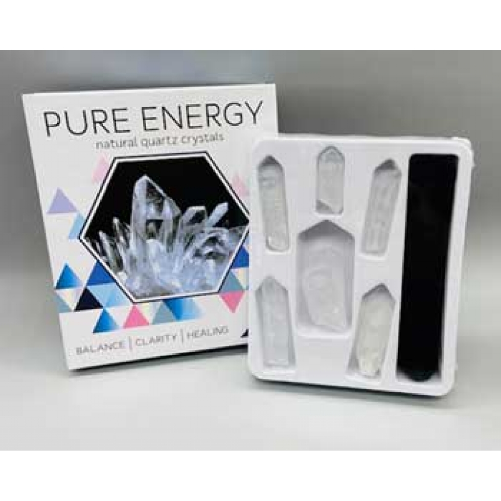 Pure Energy Natural Quartz Crystal Set