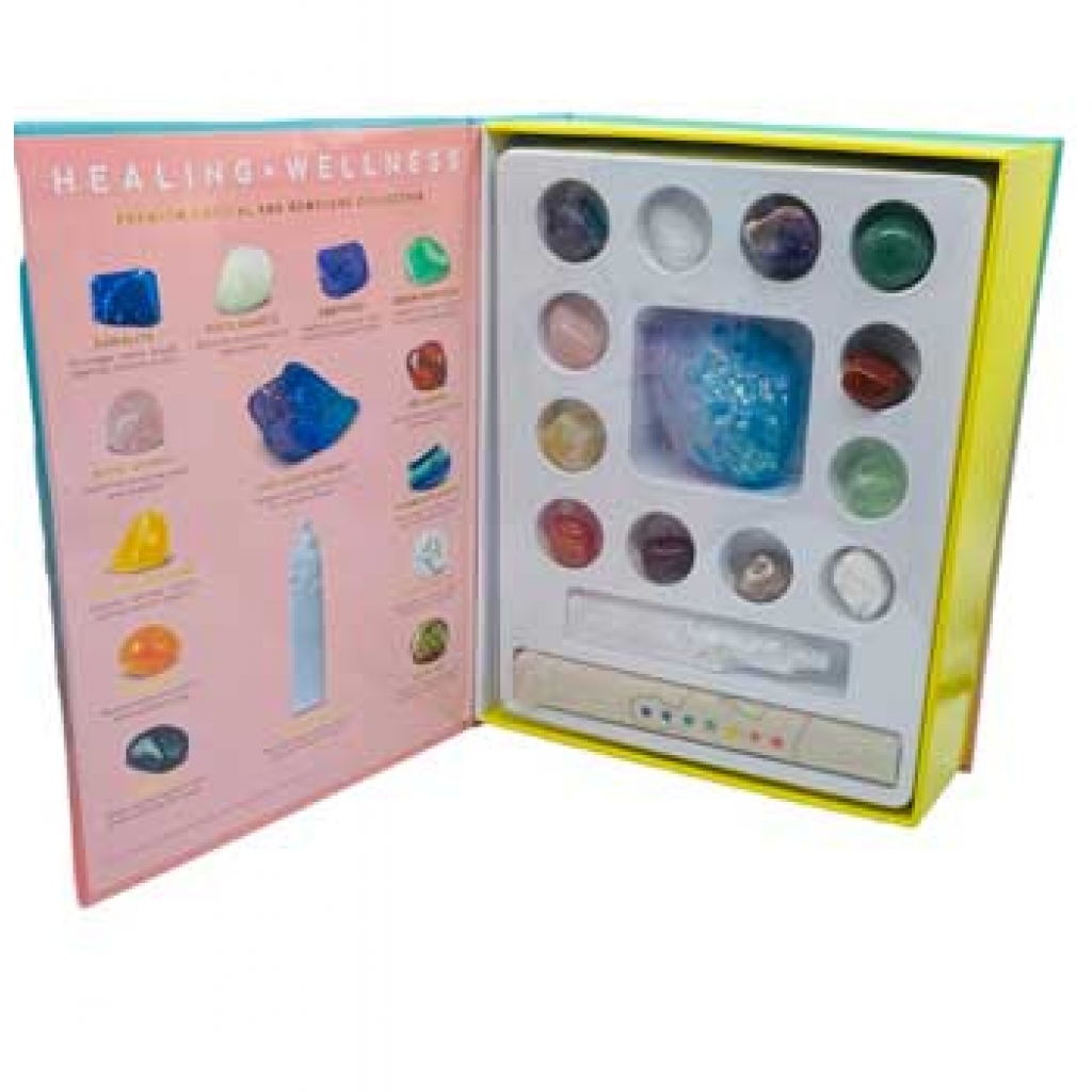 Healing & Wellness Gemstone Kit - Comprehensive Crystal Collection