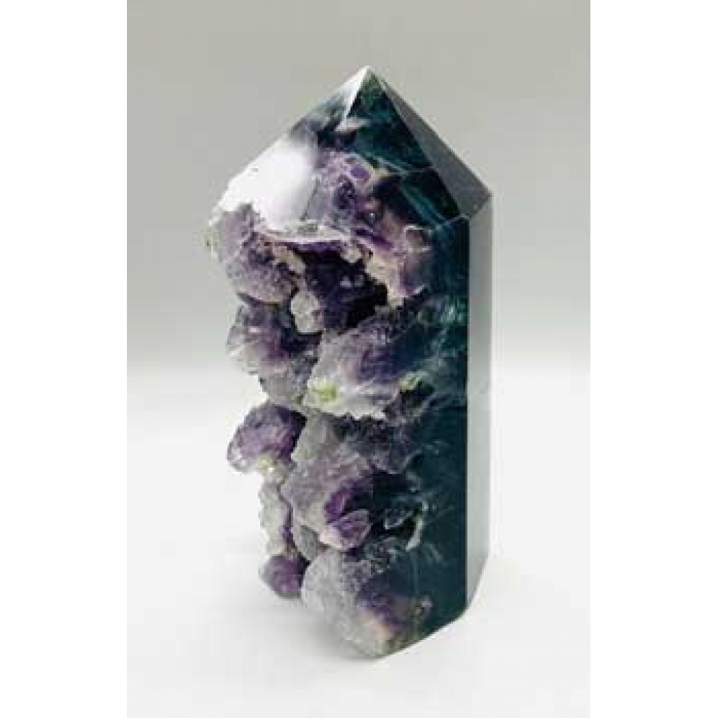 5.1 lb Natural Fluorite Obelisk - Unique Piece