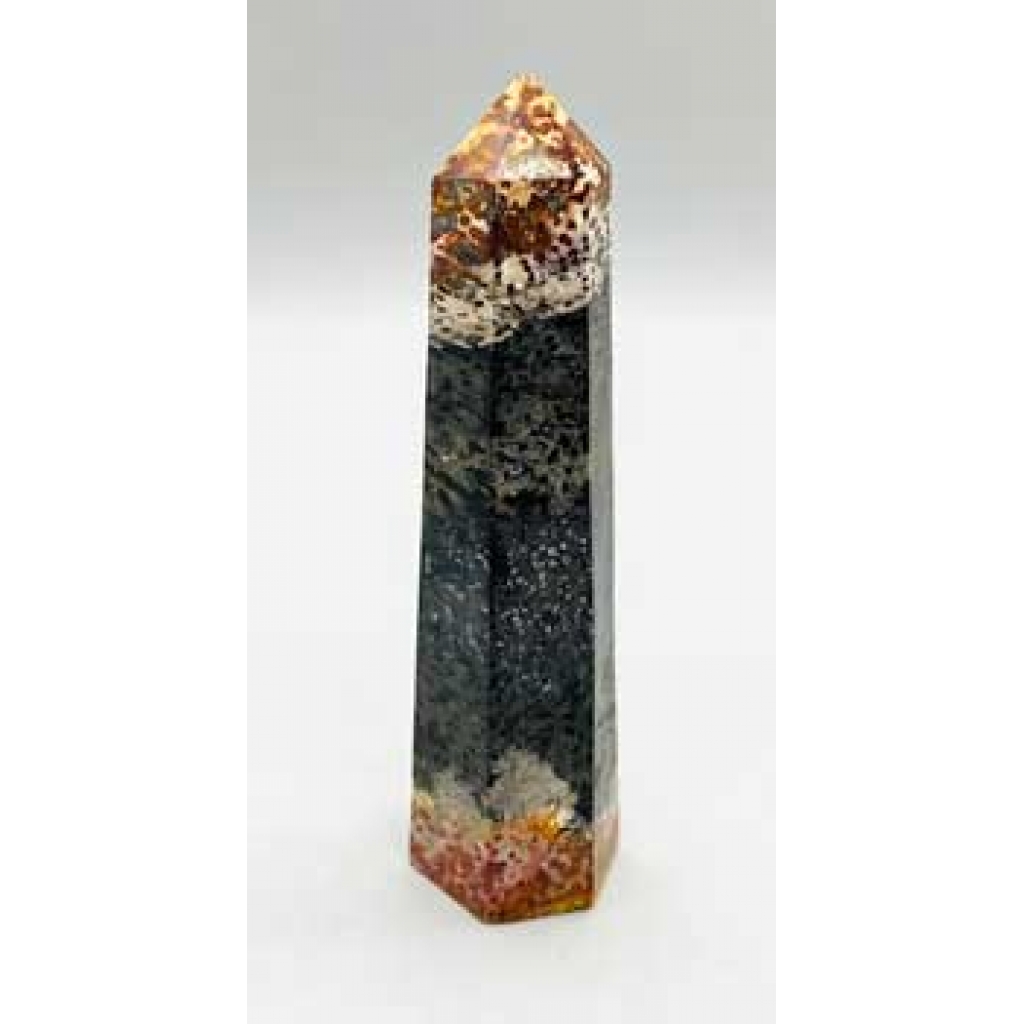 Palm Root Fossil Obelisk - 4