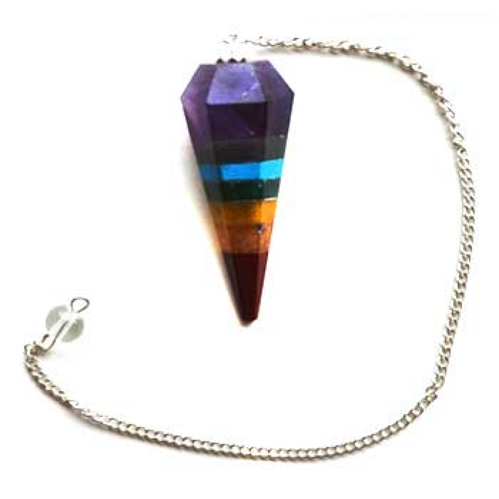 7 Chakra Multi-Pendulum - Healing Tool