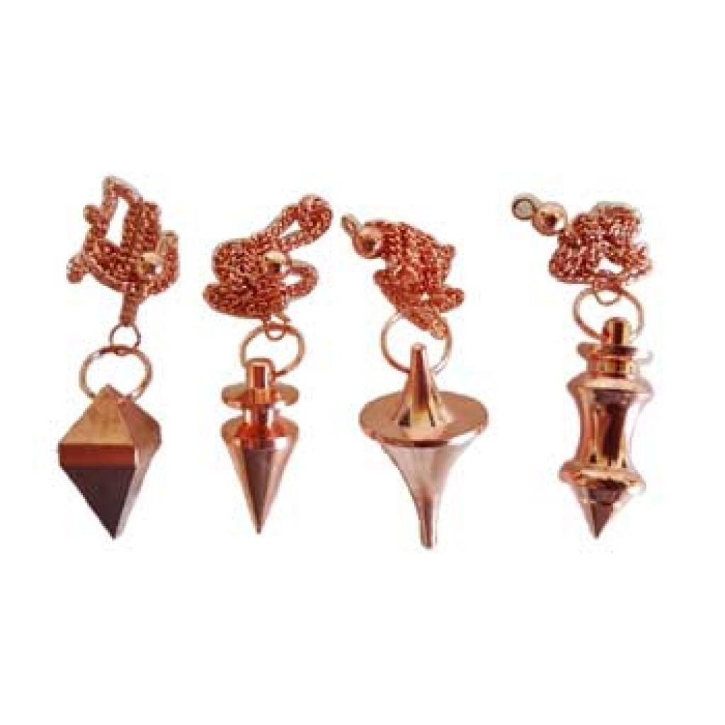 Copper Plated Brass Pendulum - Channeling Energy in Your Practice