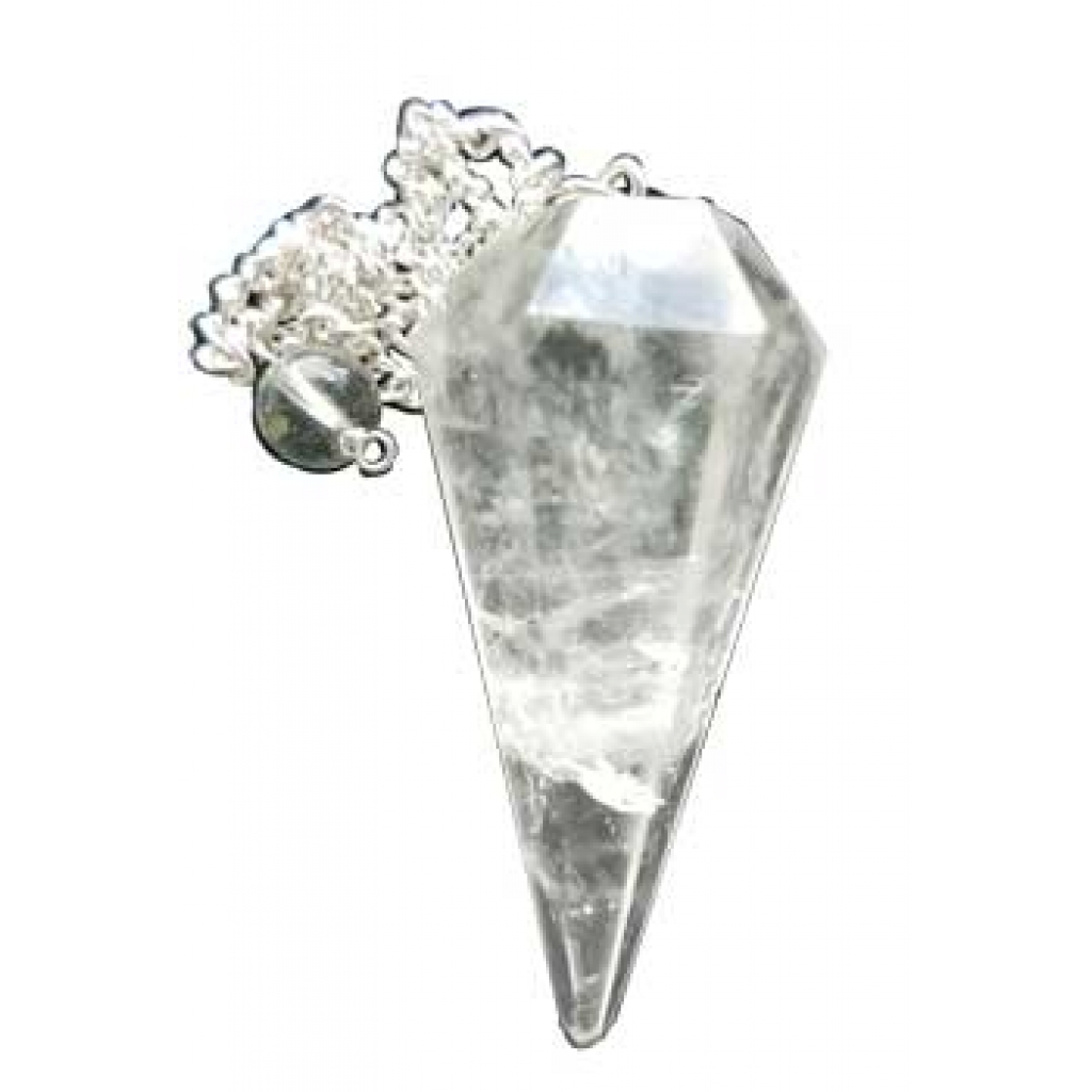 6-Sided Quartz Healing Pendulum