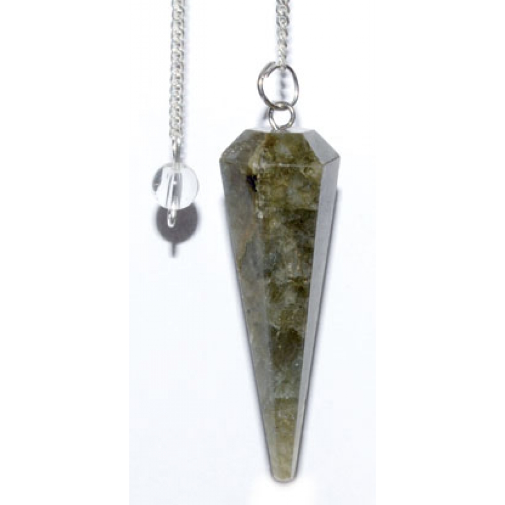 6-Sided Labradorite Pendulum