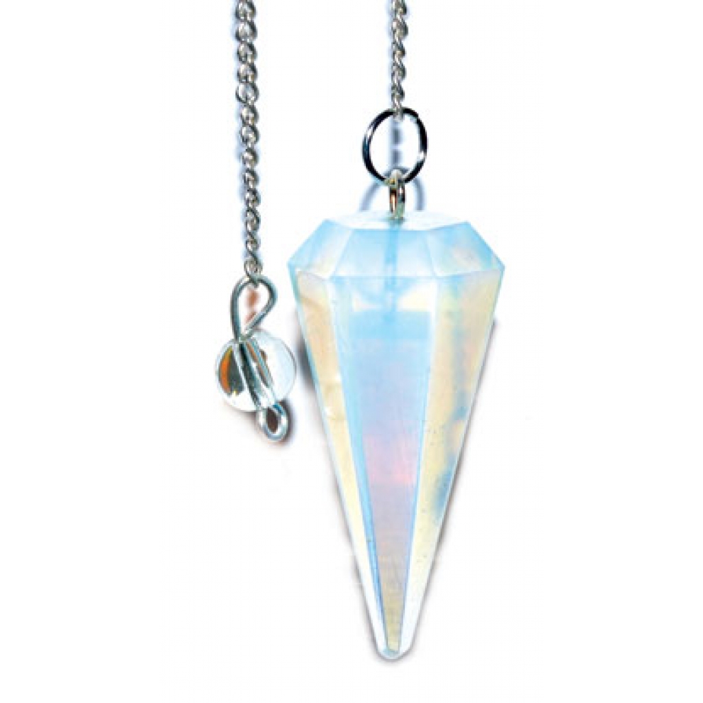 Empowering 6-Sided Opalite Pendulum for Intuition Enhancement